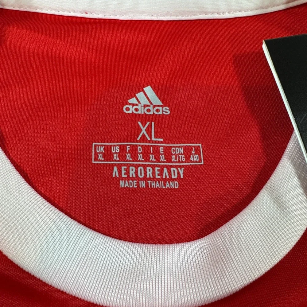 Adidas SL Benfica 2022/23 Home Jersey Rodrigo M 22 Red‎ Soccer Shirt Men's XL